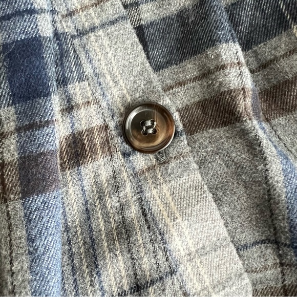 French Connection flanel plaid miniskirt w. pockets, lined, button front,4(XS) - Picture 5 of 10